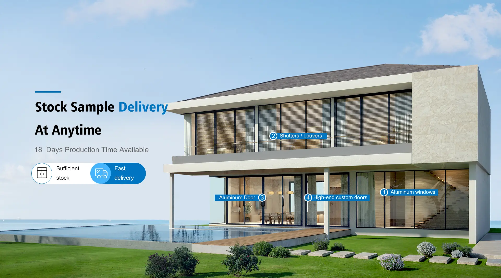 Kina Aluminium Windows Produsent