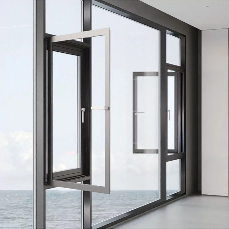 Buede aluminiumscasement -vinduer